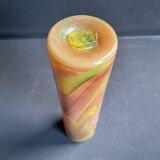 Cylindrical vase signed – Verriers de Maure Vieil