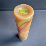 Vase cylindrique signé – Verriers de Maure Vieil