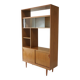 Vintage Teak Room Divider Bookcase by Schreiber, 1970s Mid Century