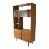 Vintage Teak Room Divider Bookcase by Schreiber, 1970s Mid Century