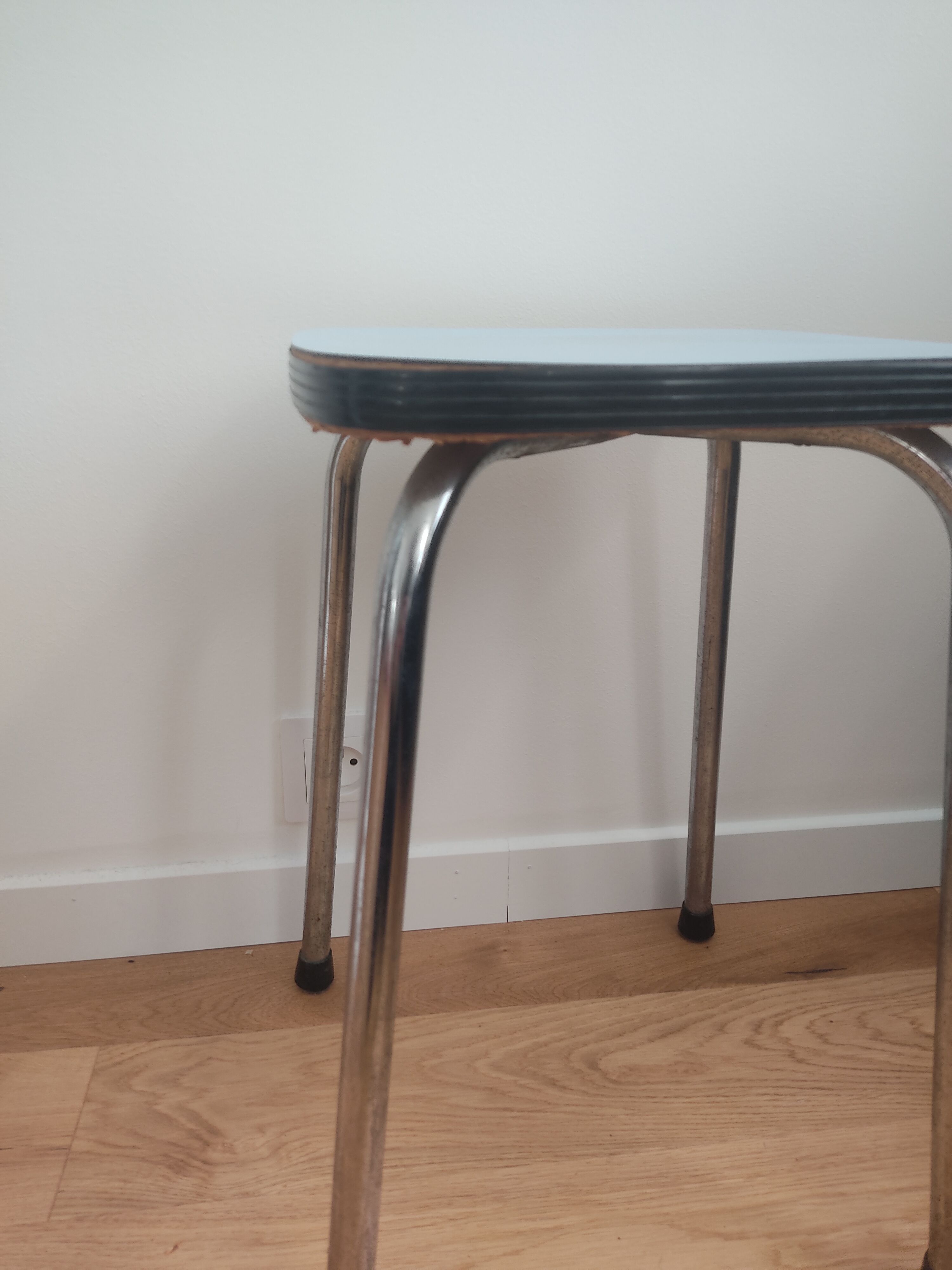 Azure formica stool