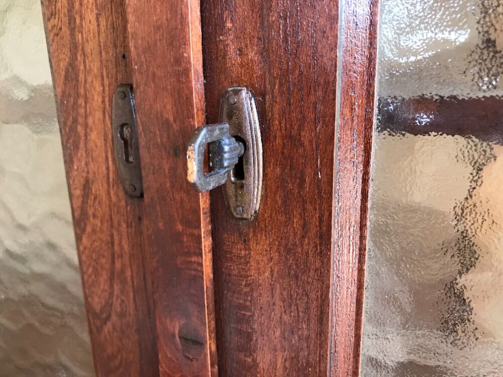 Placard de campagne vaisselier meuble haut vitré