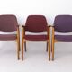 Vintage Lounge Chairs Set of 4, Germany 1960s, Beech Wood, Newly Upholstery