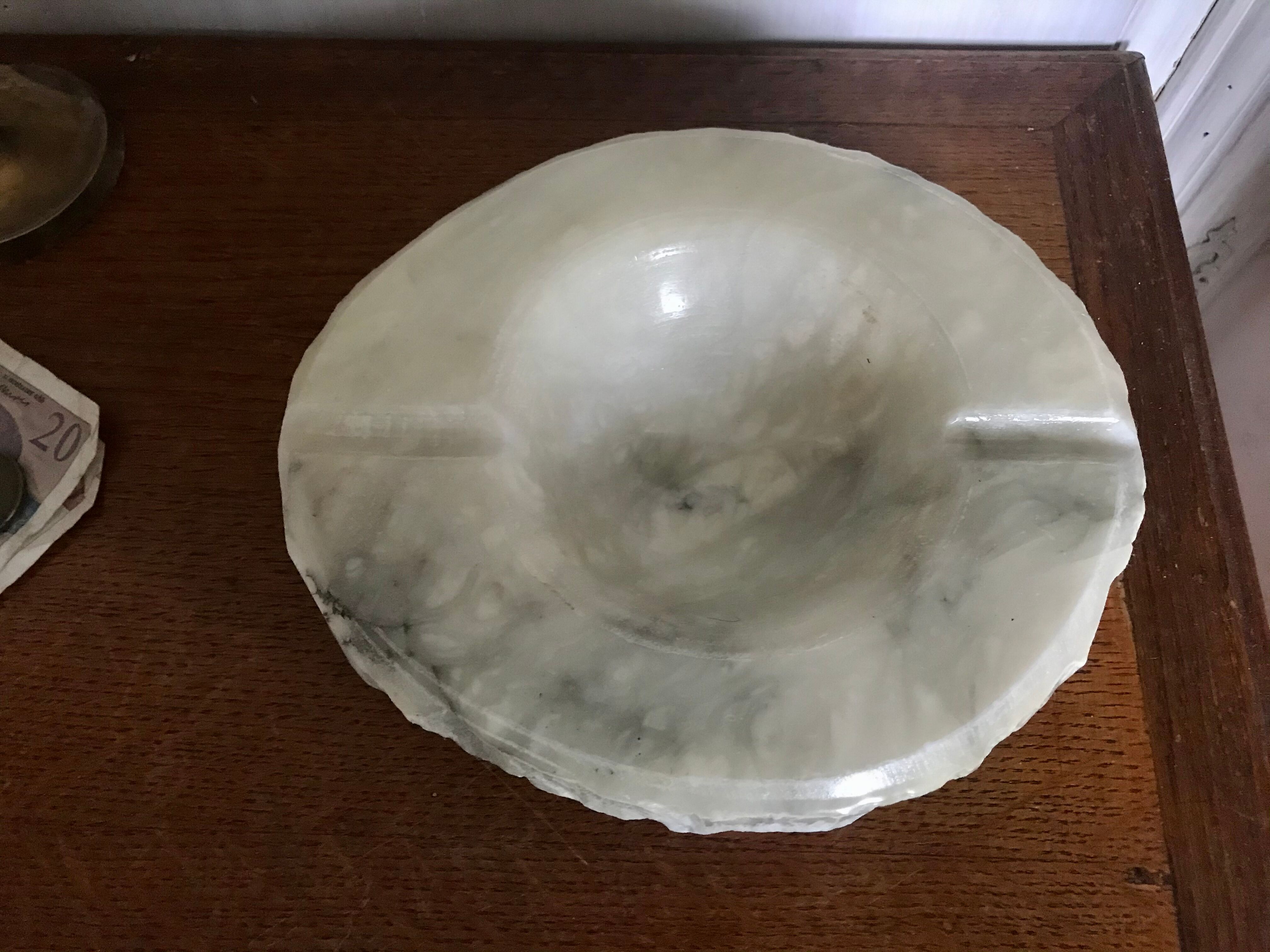 Onyx ashtray circa 1970