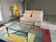 Large wrought iron and glass coffee table by Jacques Ducru