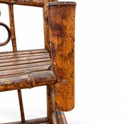 Étagère ancienne en bambou à 4 niveaux – Style japonisant