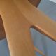 Italian Beech Side Table, 1960s