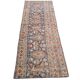 2x7 Navy Blue & Red Persian Runner Rug, 60x208Cm