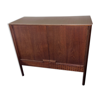 Buffet haut vintage en teck 1960