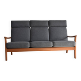 Reupholstered Mid Century Highback Sofa Kvadrat Fabric
