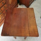 Abating side table, 19th century, solid mahogany