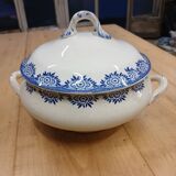 Old soup tureen Digoin and Sarreguemines