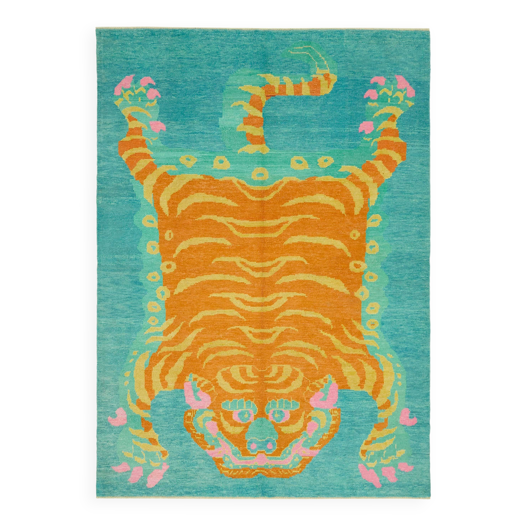 Turkish Handknotted Wool Tiger Rug  220 cm x 310 cm