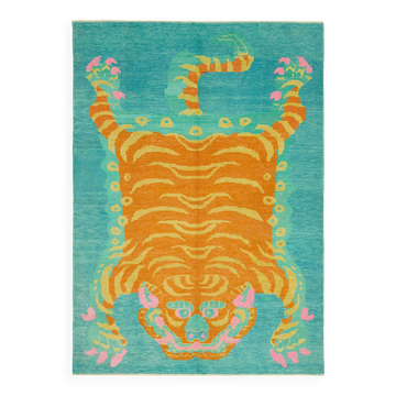 Tapis tigre turc en laine noué à la main 220 cm x 310 cm