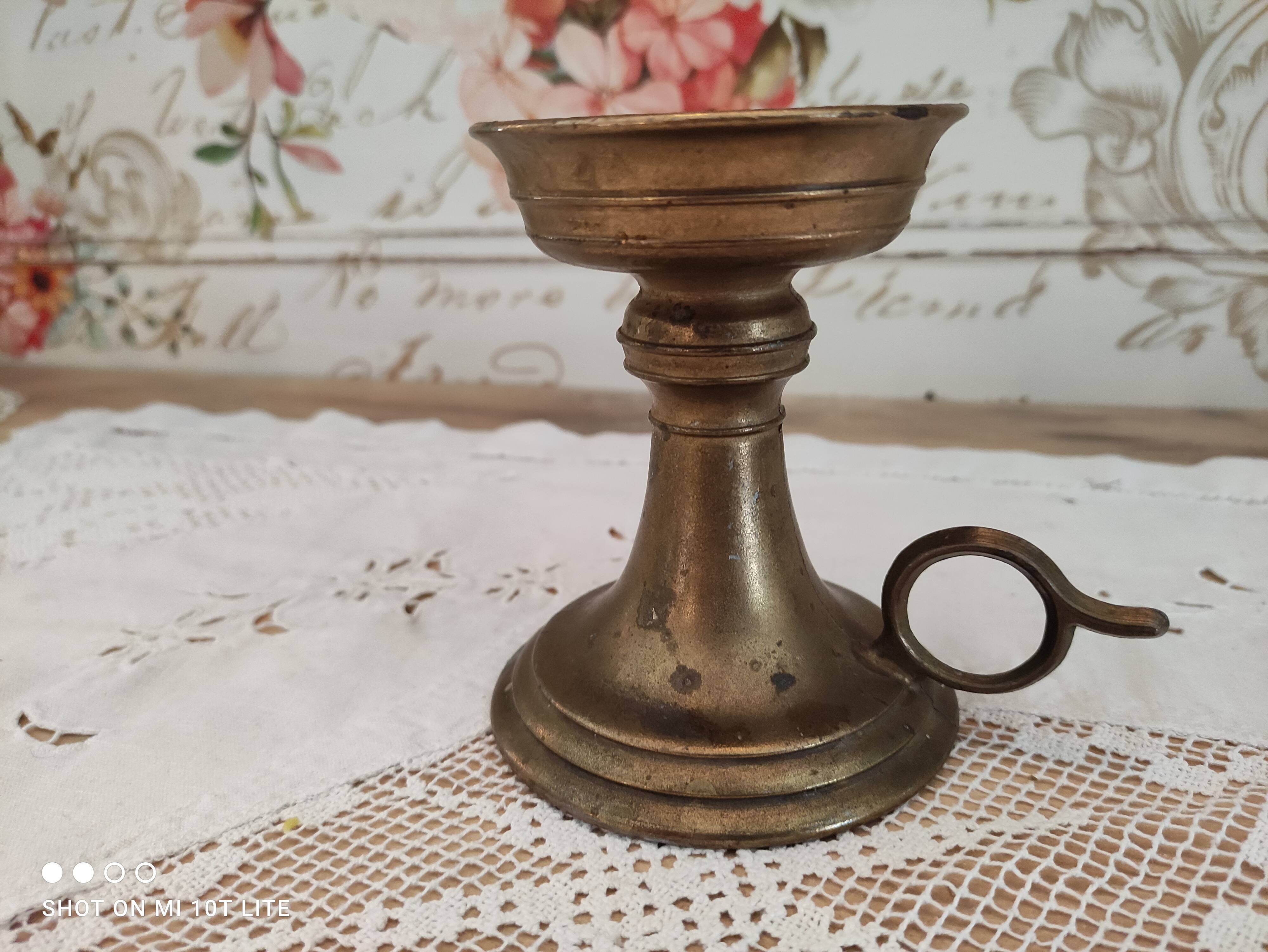 Cellar rat high brass for thick candle