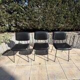 Set of 3 Pierre Paulin CM 196 chairs – Thonet – 1960s – vintage design
