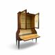 Secretary credenza in marquetry in the Italian Louis XV style from the mid-century, 1960.