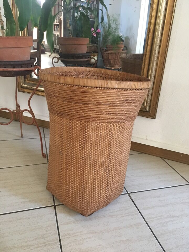 Basket with ethnic style