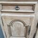 Stripped oak enfilade from 1950, 232cm.