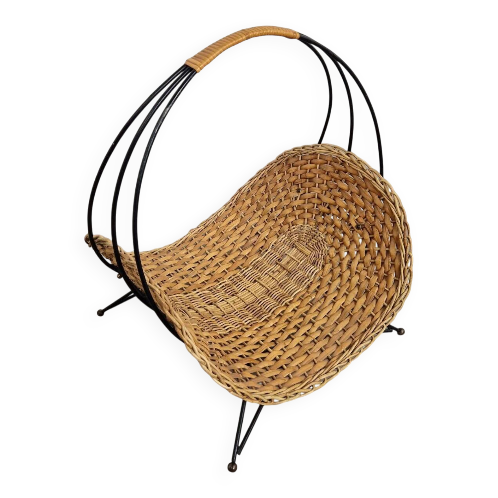 Firewood or newspaper basket | 1950s