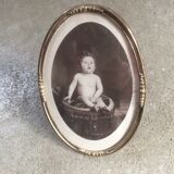 Gold metal frame to lay