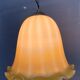 Suspension scandinave verre jaune digitalis grandiflora