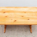 Alpine-inspired brutalist dining table