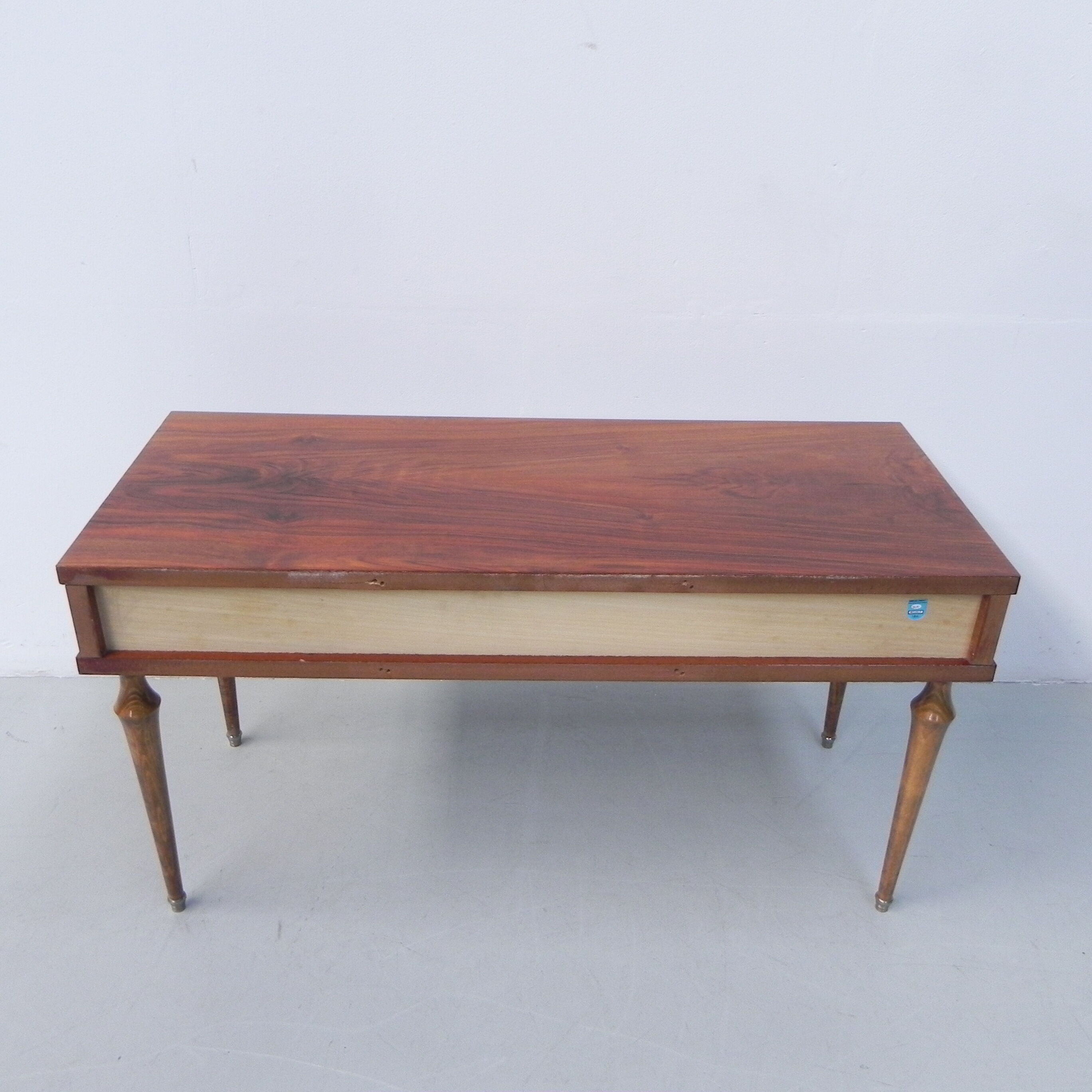 Bureau bas vintage avec 2 tiroirs NF ameublement