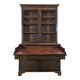 English mahogany writing desk bookcase
