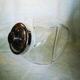 Bocal à bonbons en verre vintage