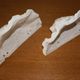 Pair of wall lamps plaster shell circa 1930