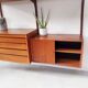 Étagère modulable scandinave en teck royal system par Poul Cadovius