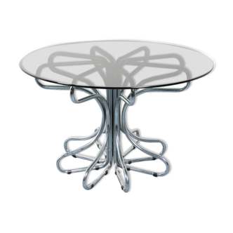 Table design italienne sculpturale des années 1970