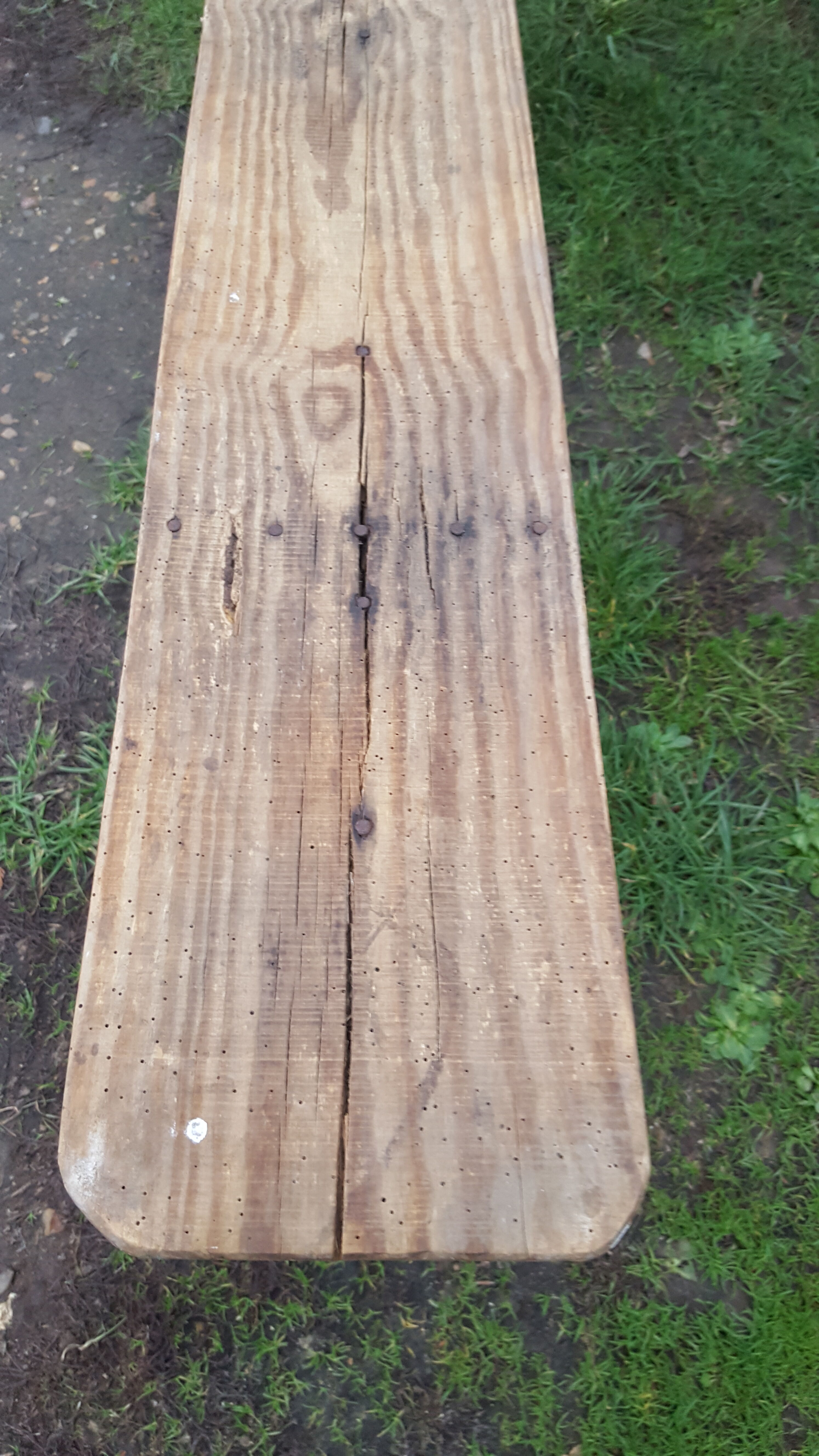 Wooden bench farm bench "oats"