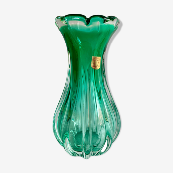 Green Vase, Rubin Glass 1960s