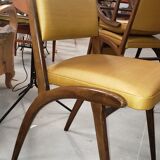 Set of 6 vintage Scandinavian chairs 50/60