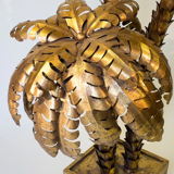 Lampadaire palmier 3 têtes années 70