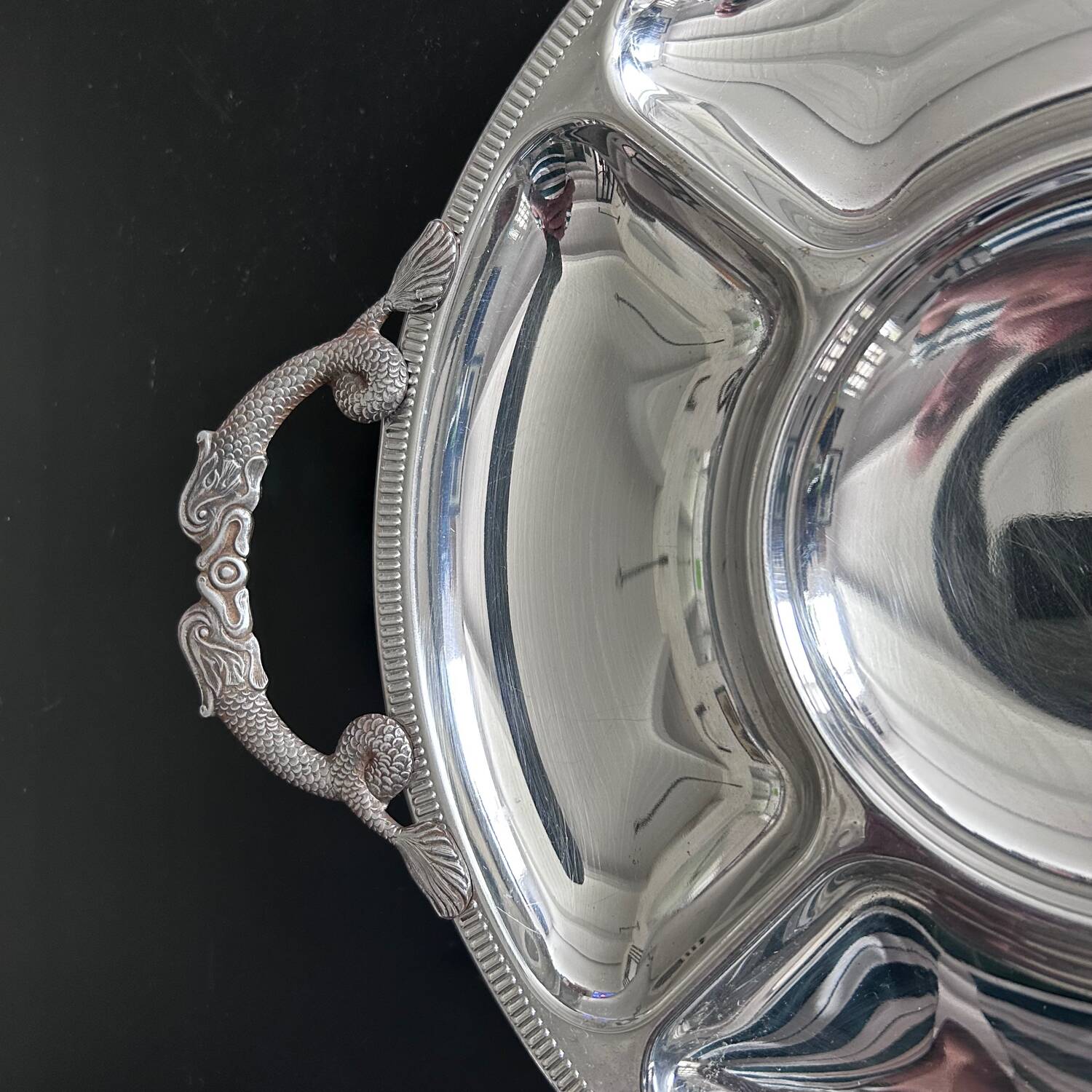 Stainless steel appetizer dish