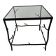 Wrought iron side table "branching"