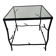 Wrought iron side table "branching"