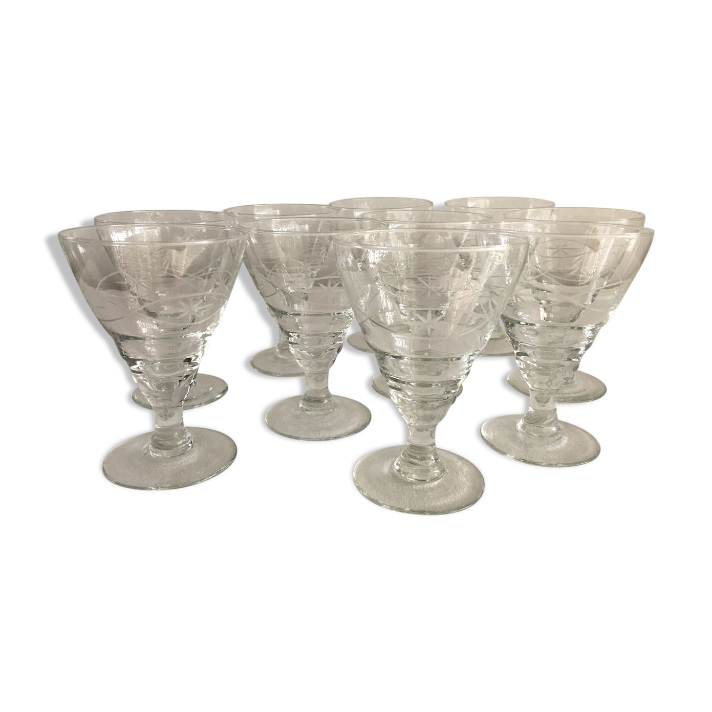 Water glasses 1950 60
