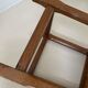 Solid oak stool