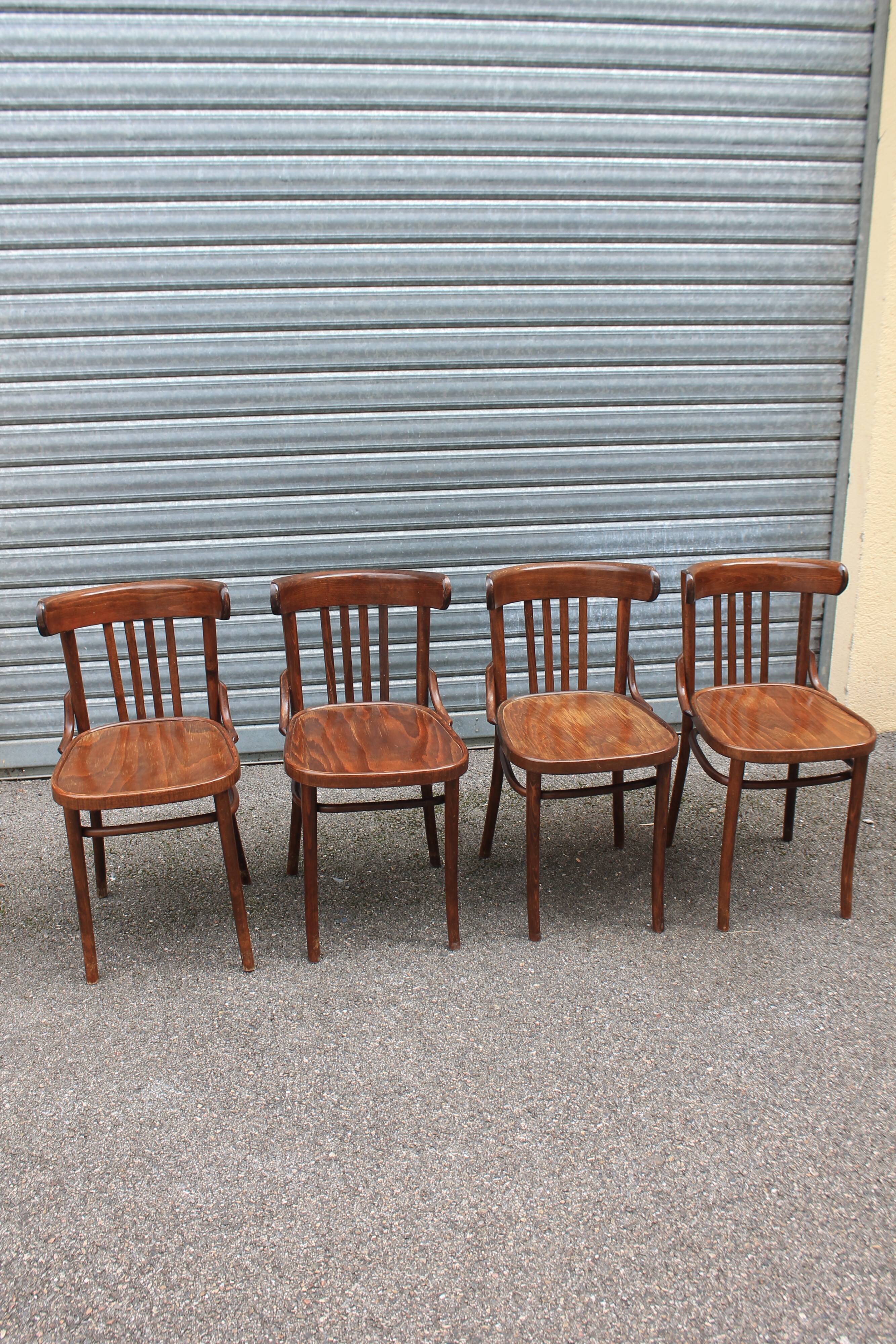 Set of 4 bistro chairs