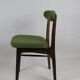 Green olive boucle dining chair from rajmund halas, 1970s,