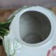 Antique ceramic teapot with floral design Fg