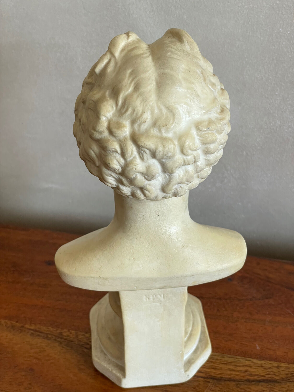 Strauss bust in plaster