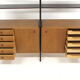 Scandinavian "Double" bookshelf in teak, Sweden, 1950.