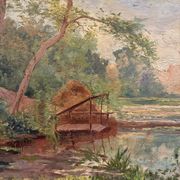 Landscape, Louis Lejeune, 1900