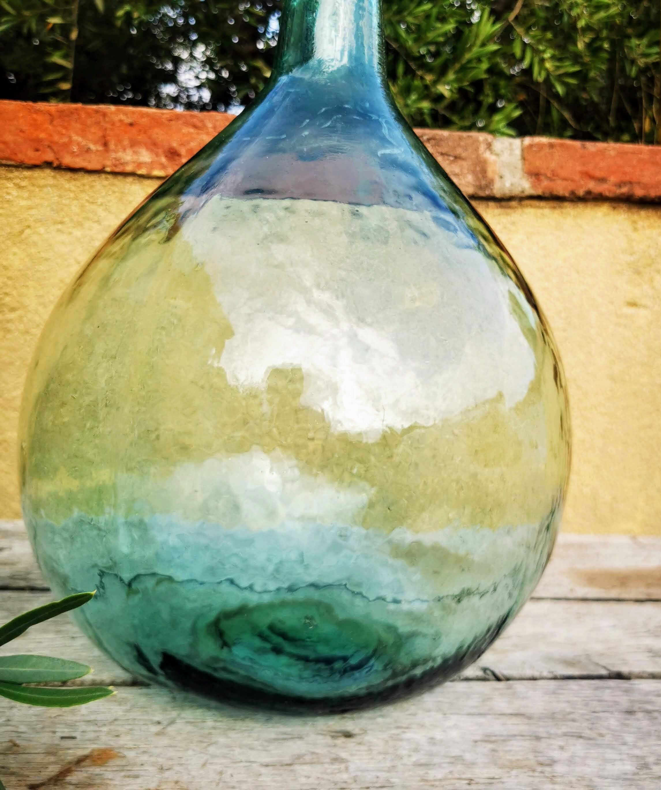Green demijohn 10 liters