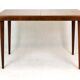 Table à manger à rallonge en noyer de Mier, années 1950